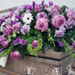 Lavender Casket Spray